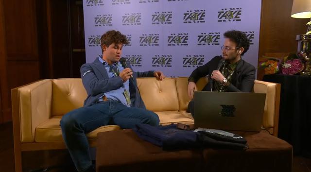 引发关于着装规定的争论 国际象棋世界冠军卡尔森因穿牛仔裤被取消资格