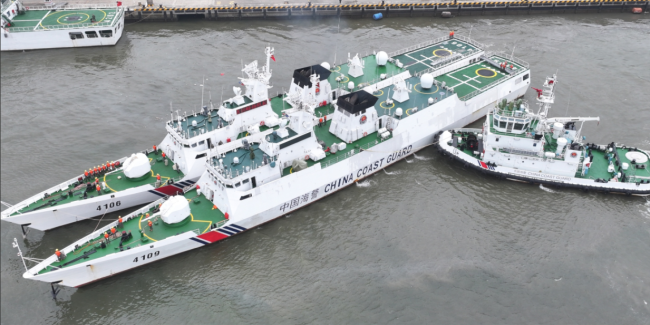 超燃！海警新年开训大片震撼来袭，虎虎生威，展雄风