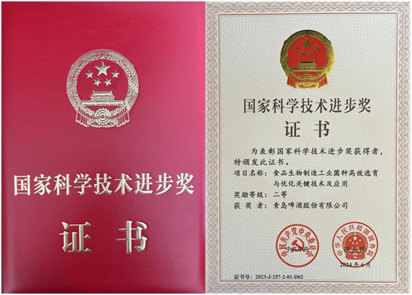 四度摘国奖！创新向一流：青岛啤酒菌种技术研究项目荣获国家科学技术进步奖二等奖
