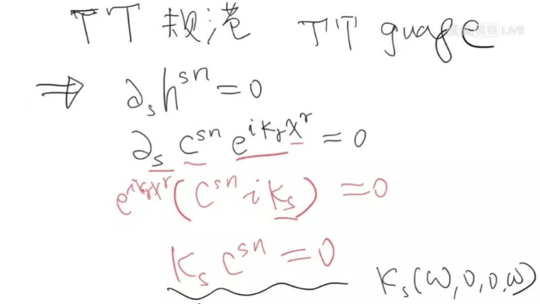 张朝阳的物理课 引力波解析 解码 中的弱场引力波方程