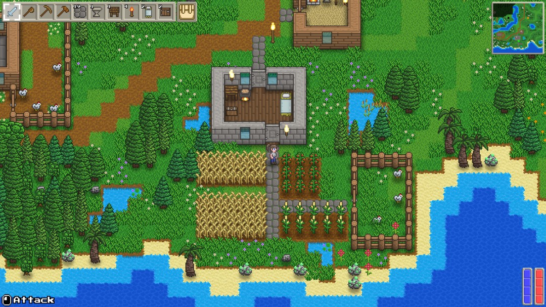 像素风沙盒生存制作游戏《Delverium》登陆Steam,2025年推出