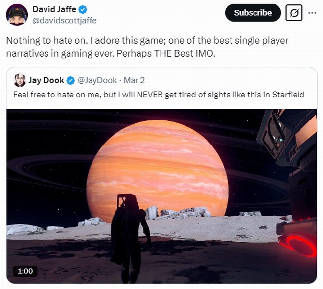 战神之父盛赞《星空》:最佳单机叙事游戏,超越期待的宇宙史诗!